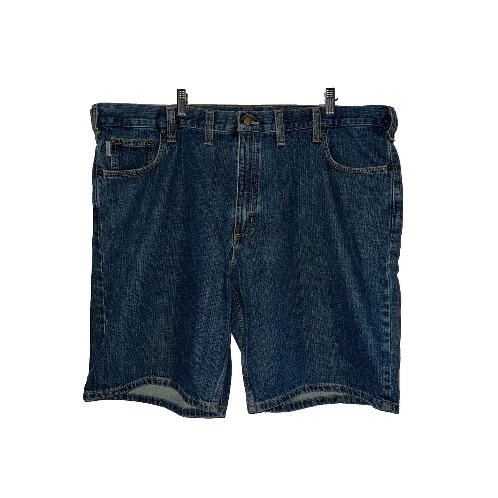 Carhartt Jean Shorts Men's 44 Blue Five-Pocket Relaxed Fit